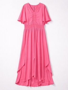 CeCe | Dresses | Cece Womens Chiffon Sleeveless Long Halter Dress | Poshmark
